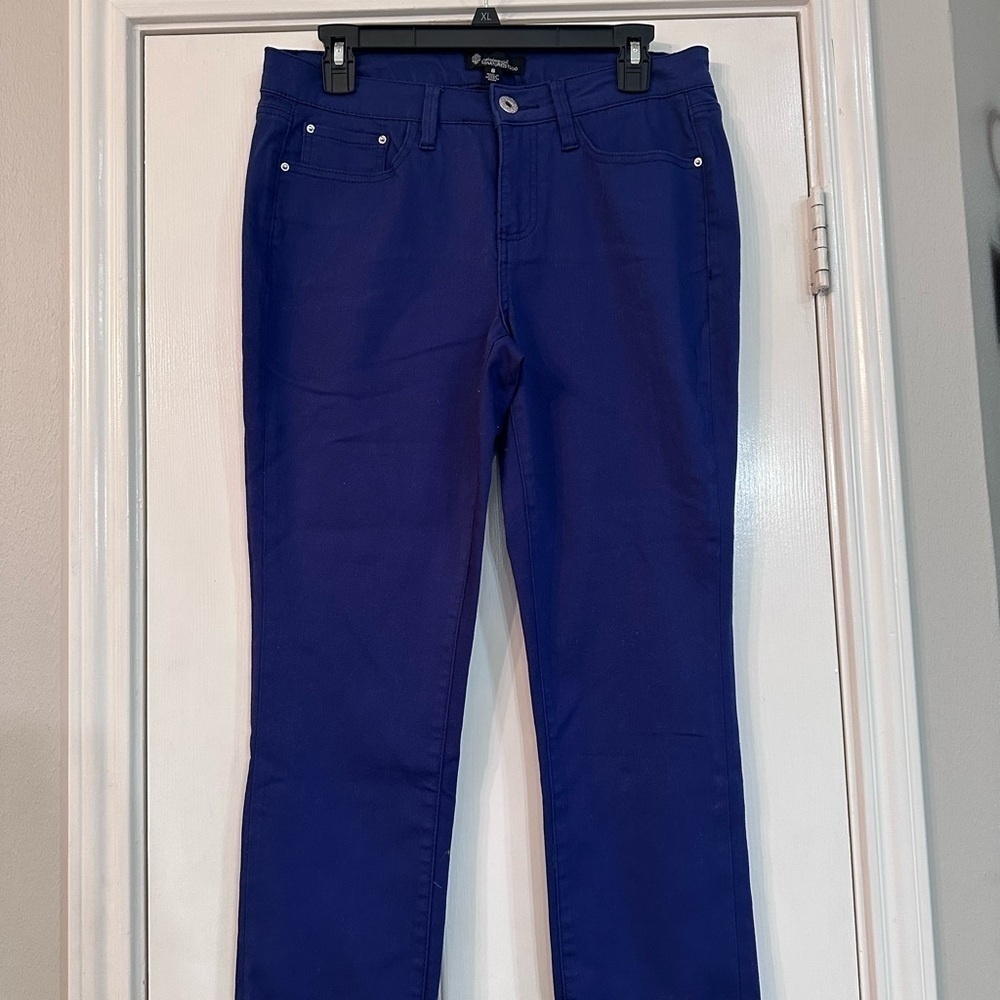 Signature Studio Women's Deep Blue Skinny Jeans‎